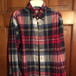 J Crew Men’s Summer Tailor Fit Plaid Shirt